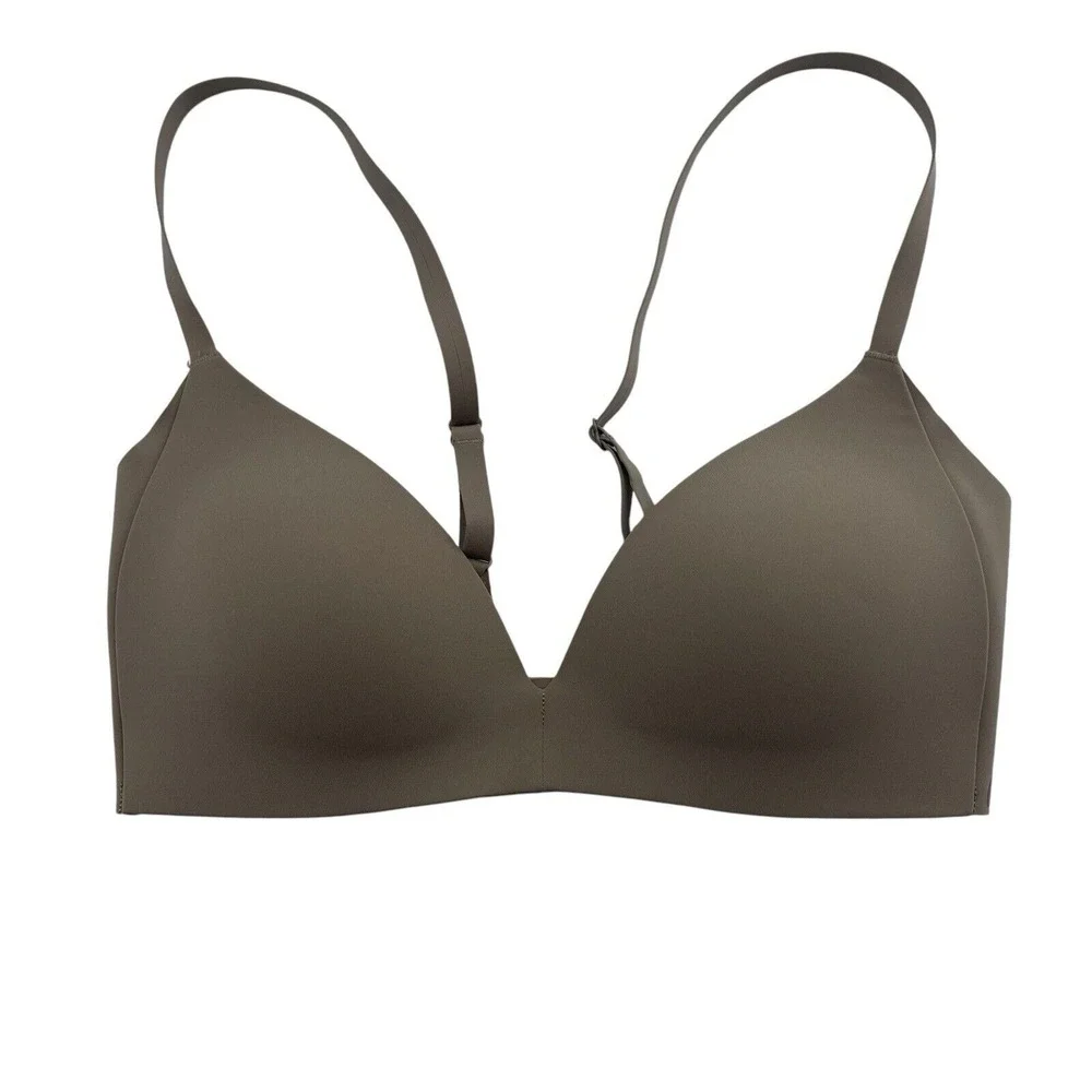 Lululemon Size 32C Bra Take Shape Molded Wireless Uplift Shape Soft Sand Beige